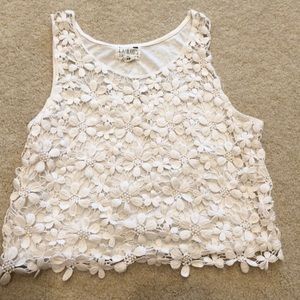 Lace crop top
